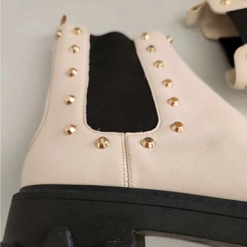 Michael Kors Astor Studded Women's Boots Size 7.5